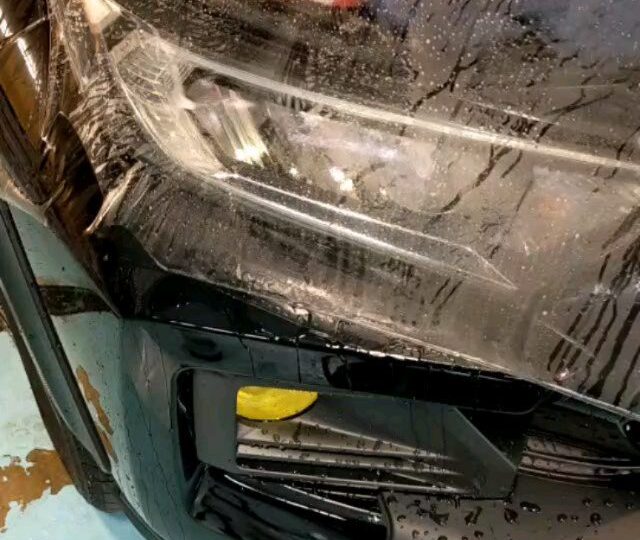 RAV4 ヘッドライトプロテクションフィル厶施工です | 大阪/京都/宝塚 カーフィルム専門店 AXIOS (アクシオス)